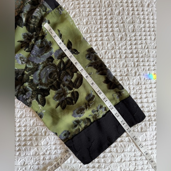 Spencer Alexis Top 2X Floral Kimono Jacket Black|Lace|Velvet Burnout|Artsy - Picture 13 of 14